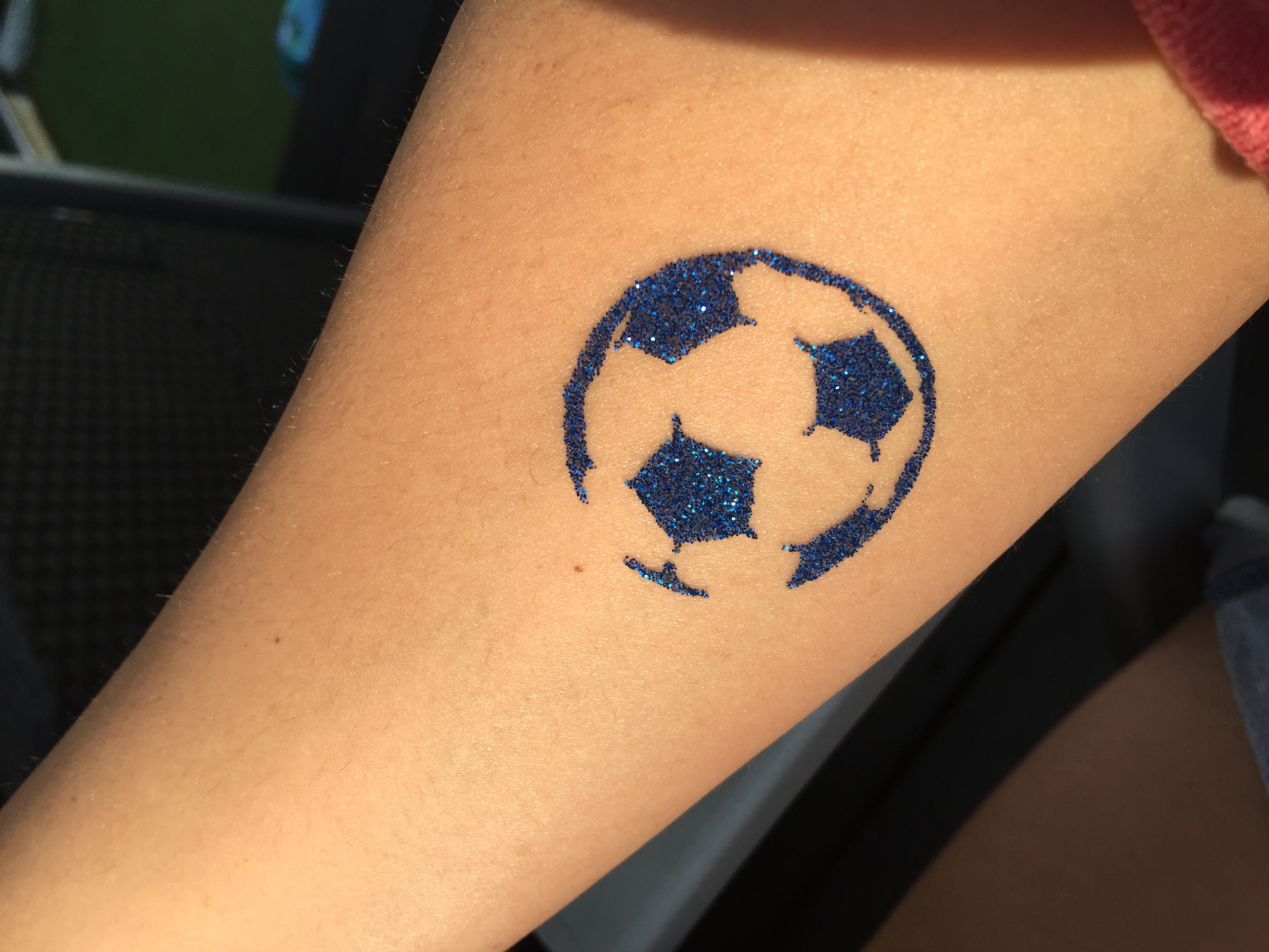 Tattoo Schablonen Fußball Selbstklebend Kinderschminken Airbrush