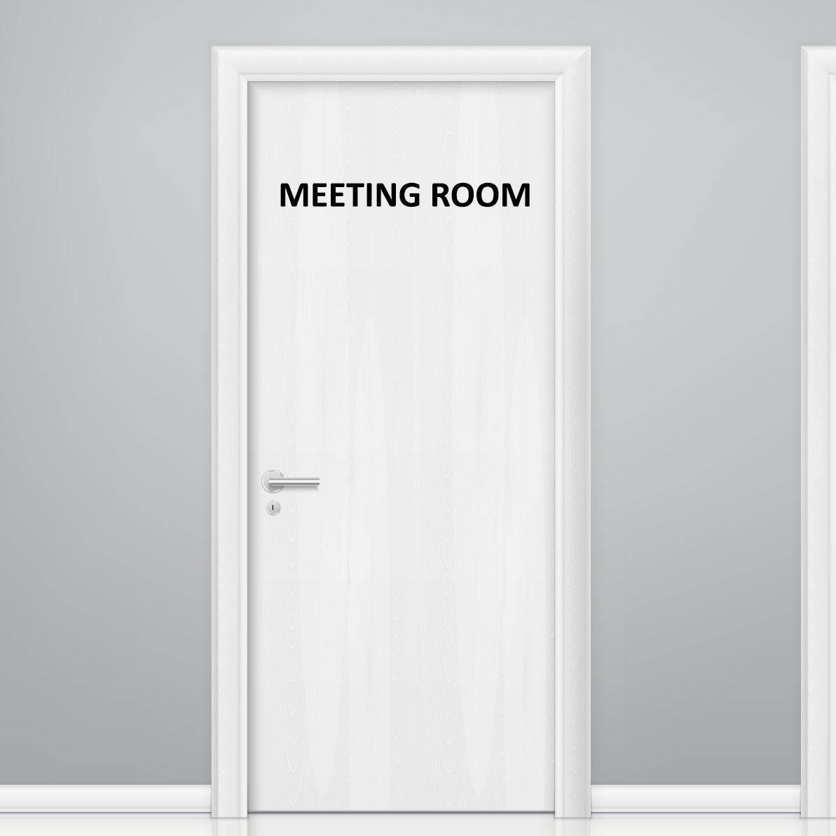 Aufkleber - MEETING ROOM Türaufkleber Hinweisschild Sticker