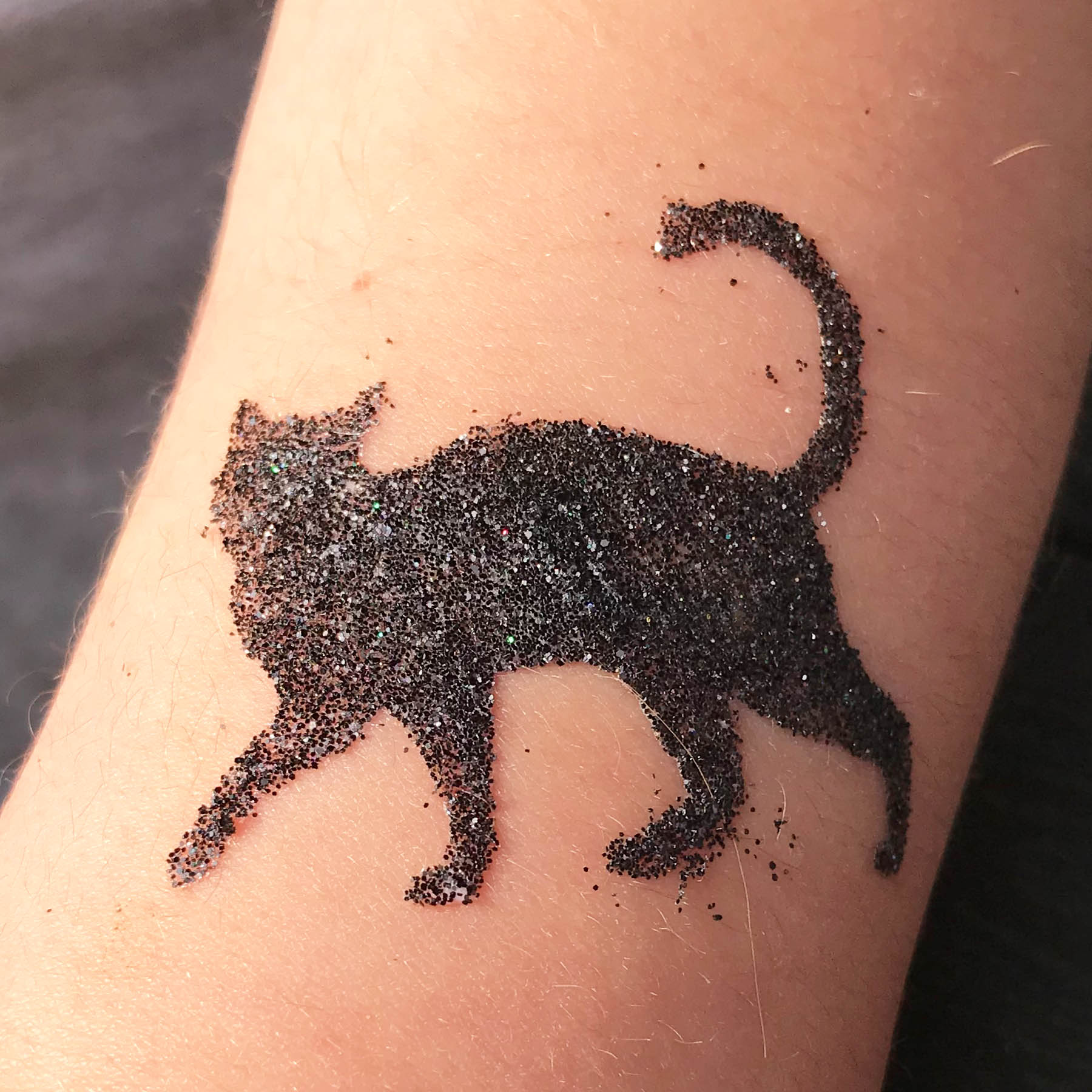 Tattoo Schablonen Katze V2 Selbstklebend Kinderschminken Airbrush