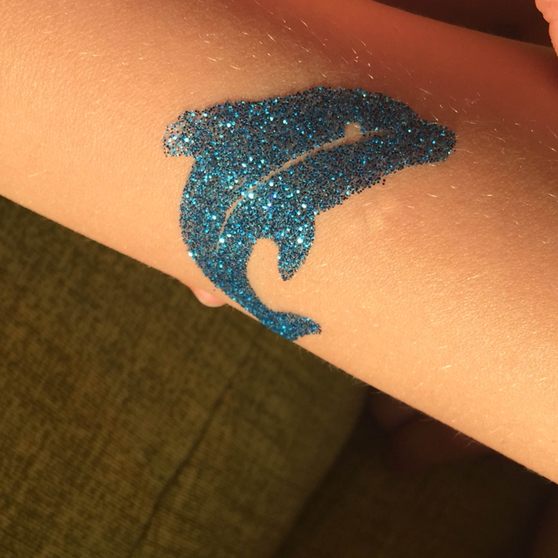 Tattoo Schablonen Delphin Selbstklebend Kinderschminken Airbrush