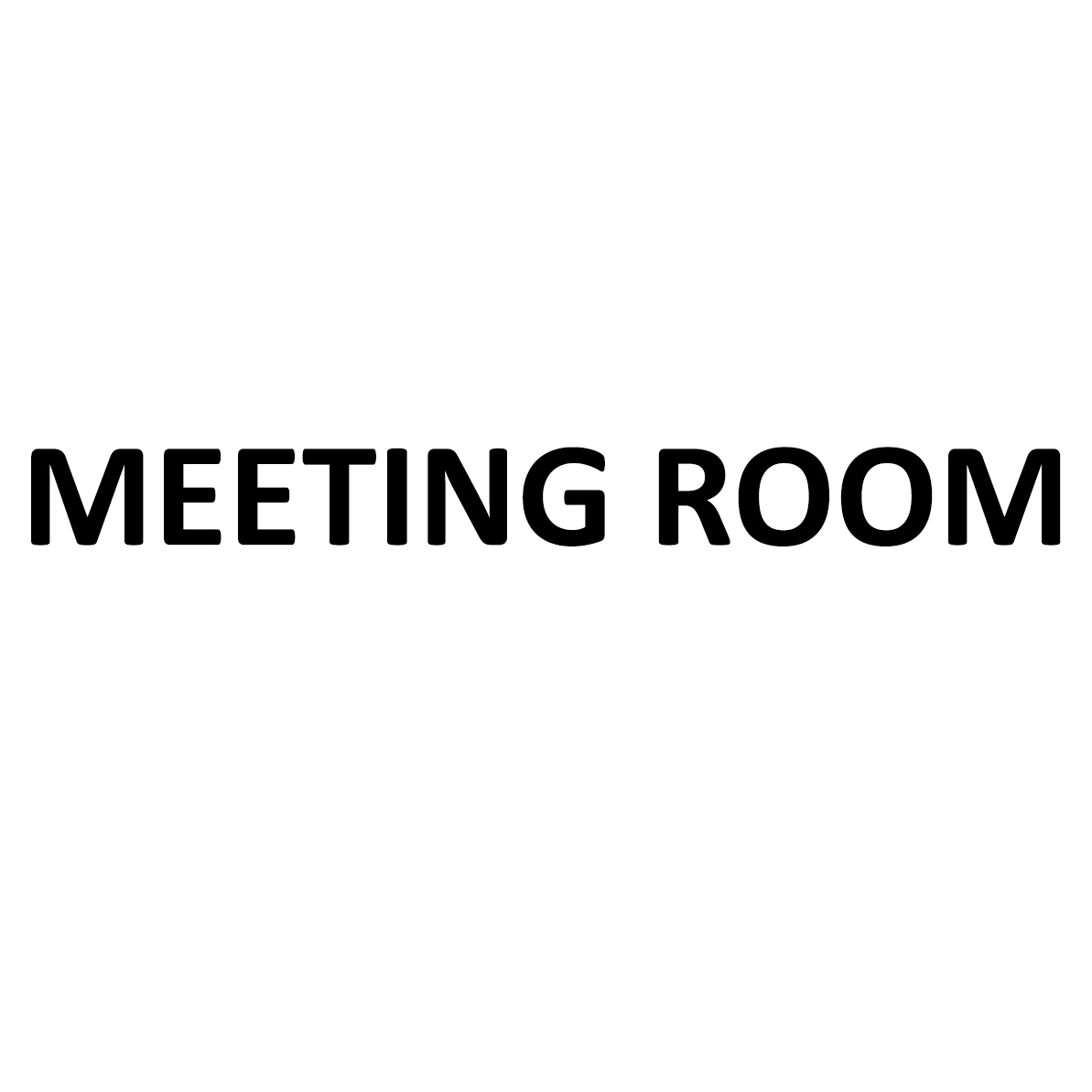Aufkleber - MEETING ROOM Türaufkleber Hinweisschild Sticker
