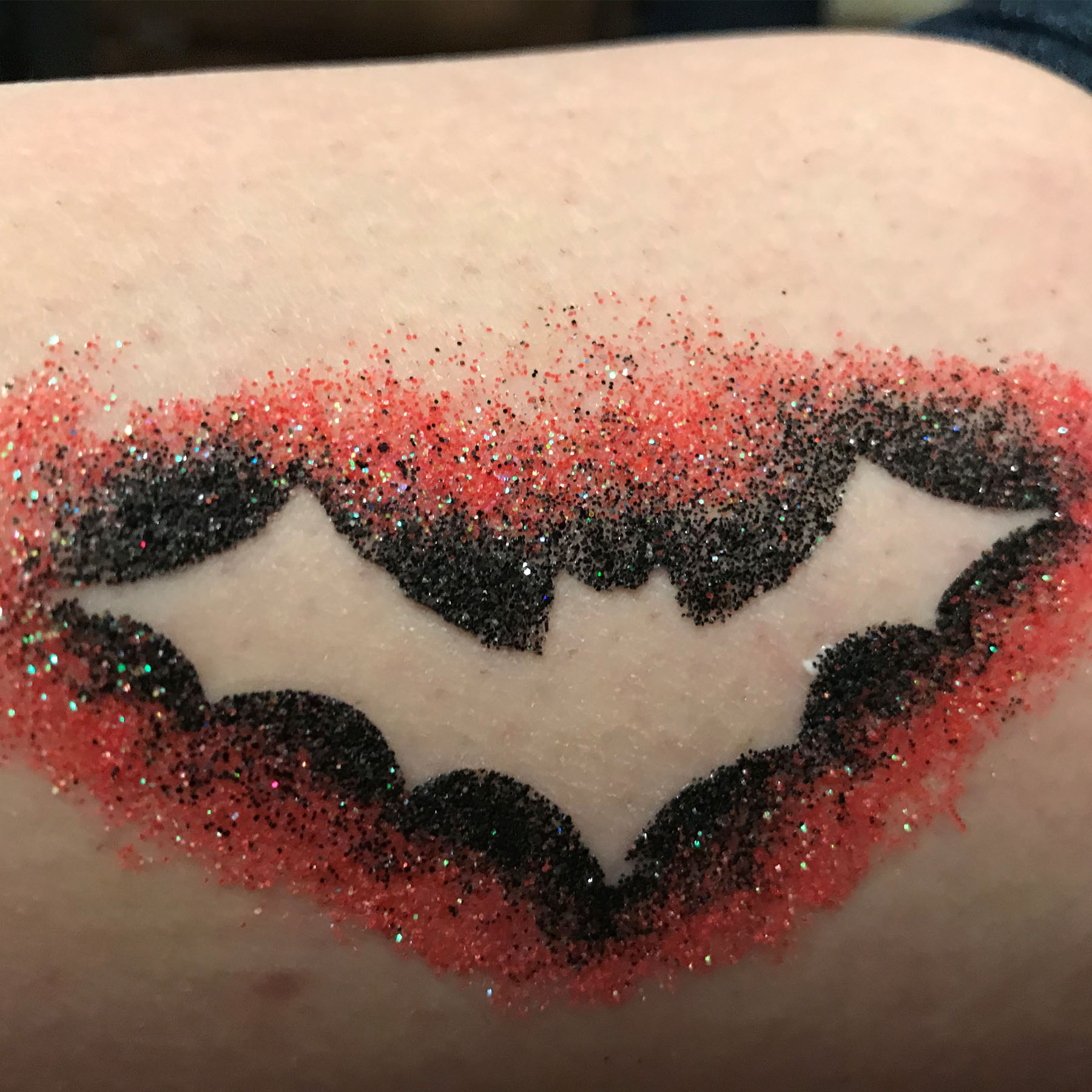 Tattoo Schablonen Fledermaus Selbstklebend Kinderschminken Airbrush