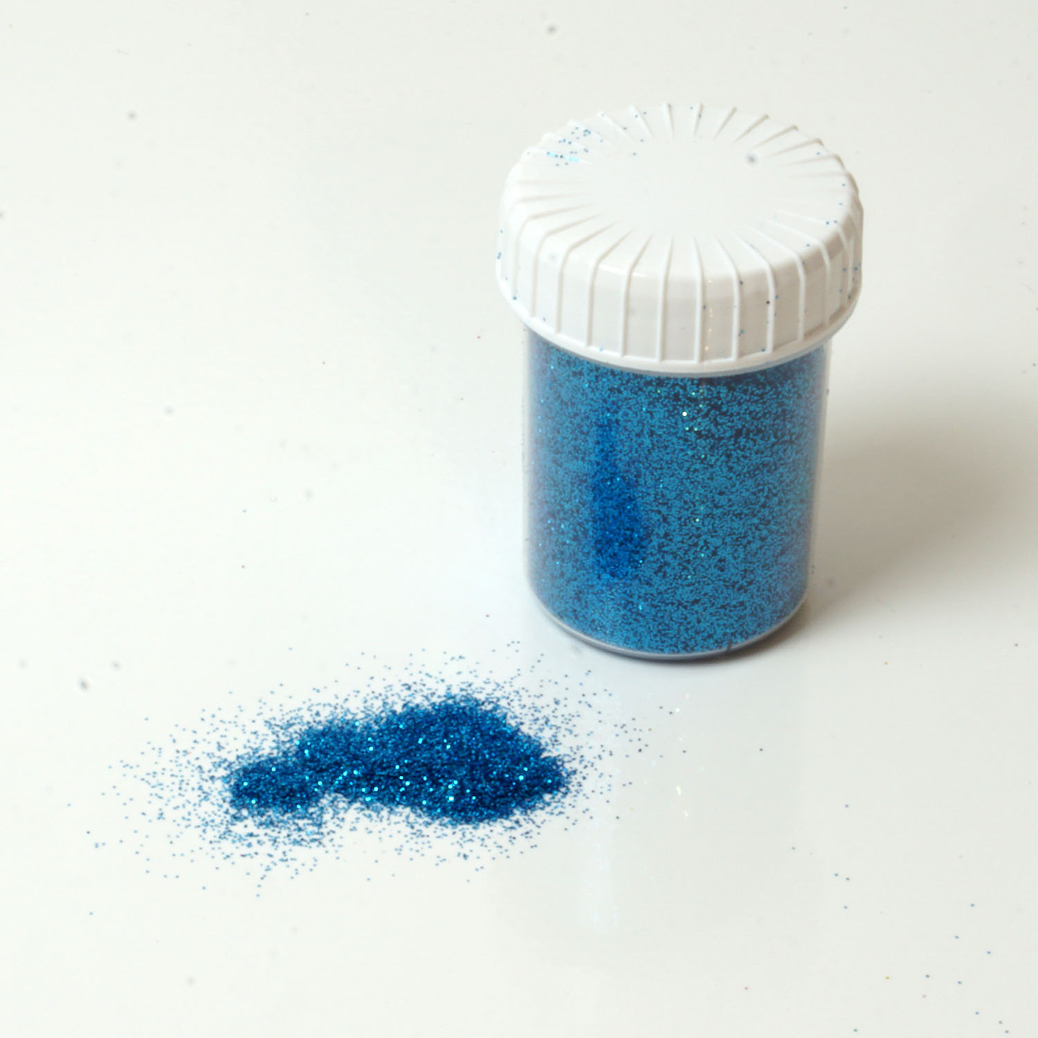 Glitzerpulver 25g Dose Farbe Blau Glitzer-Staub Glitter für Glitzer Tattoos