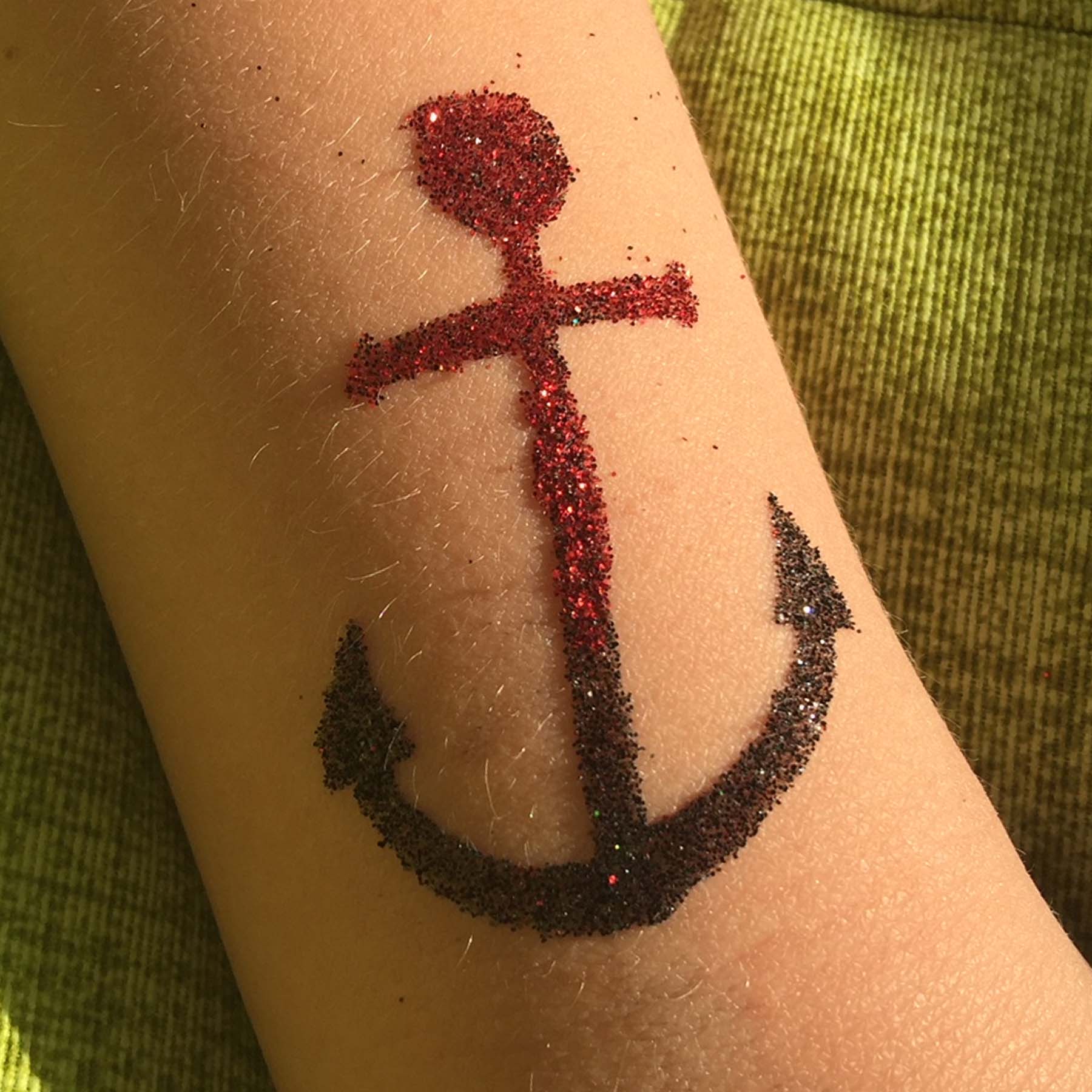 Tattoo Schablonen Anker Selbstklebend Kinderschminken Airbrush