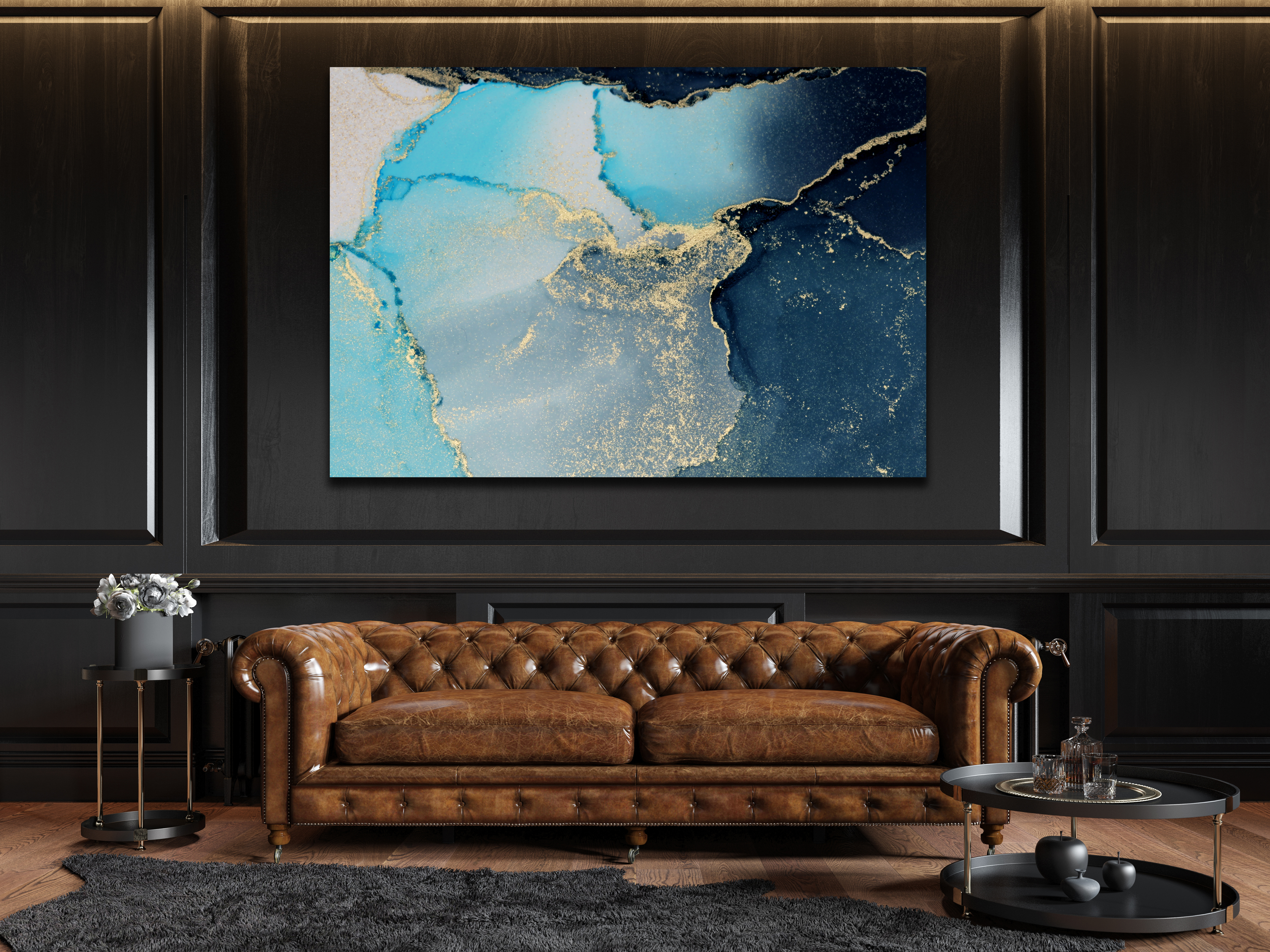 Wandbild Querformat Titel:  Marmor Textur abstrakt Bild Wanddeko Alu Dibond Leinwand Acrylglas Holzbalken Butlerfinish Poster 